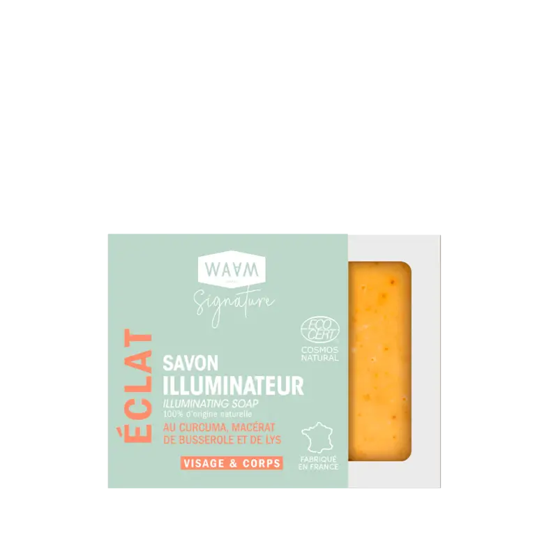 Savon illuminateur au curcuma