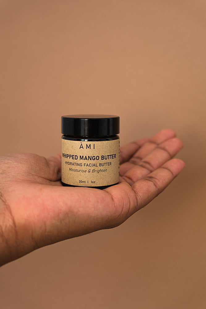 Crème hydratante visage au beurre de mangue fouetté