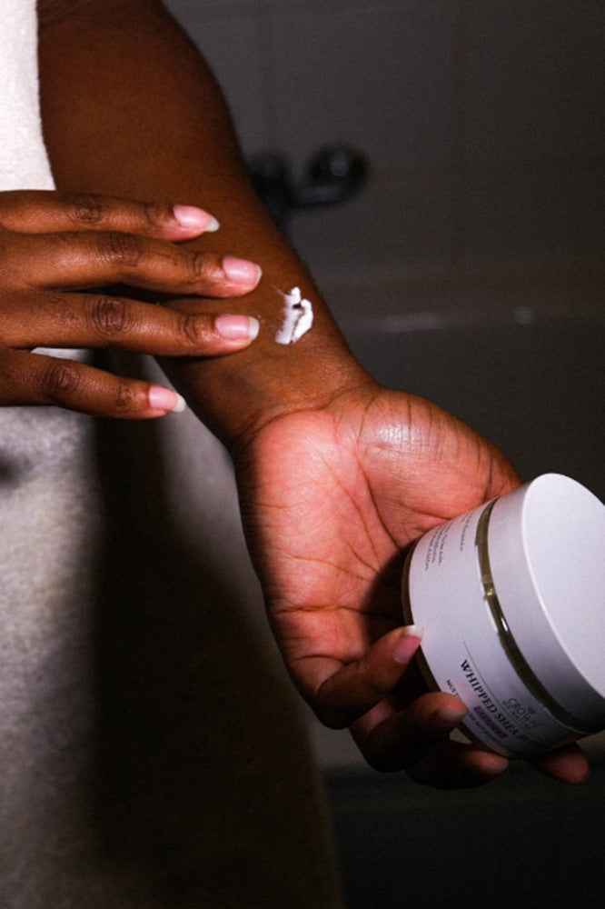 Chantilly de karité apaisante à la lavande