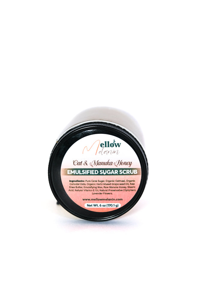 Gommage au sucre à l’avoine et au miel de Manuka