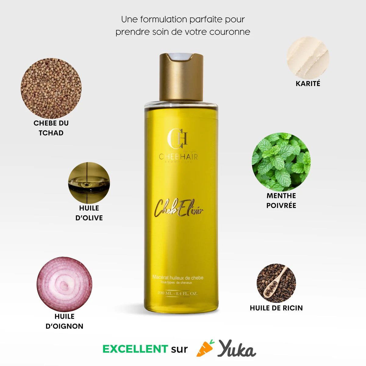 Bain d’huile – Élixir au Chebé