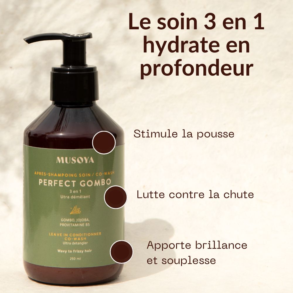 Soin 3-en-1 ultra démêlant au gombo