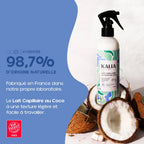 Lait capillaire à l'huile de coco