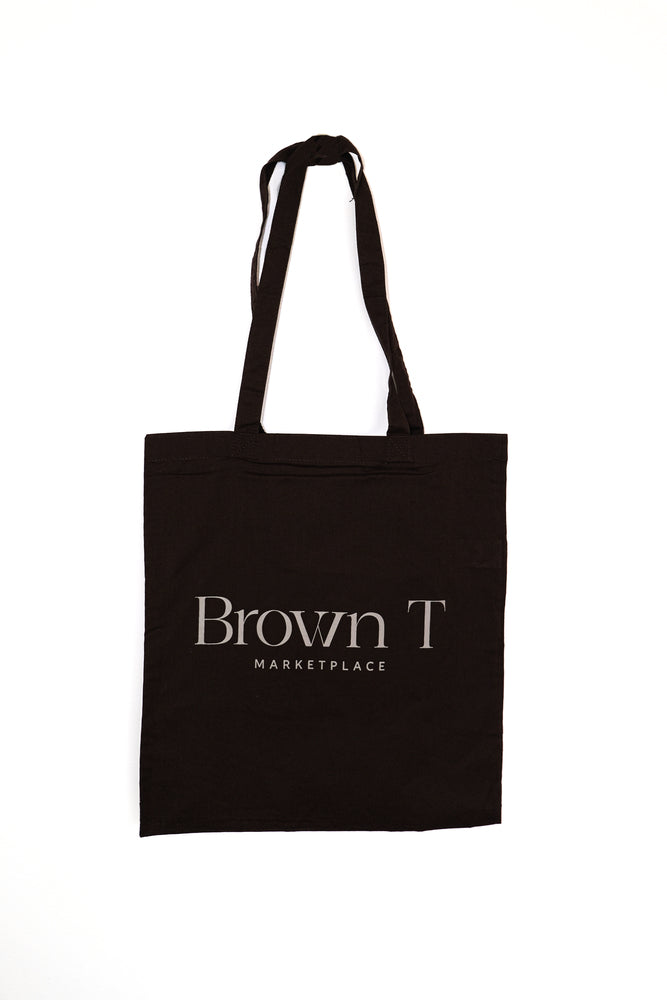 Tote bag Brown T en coton recyclable