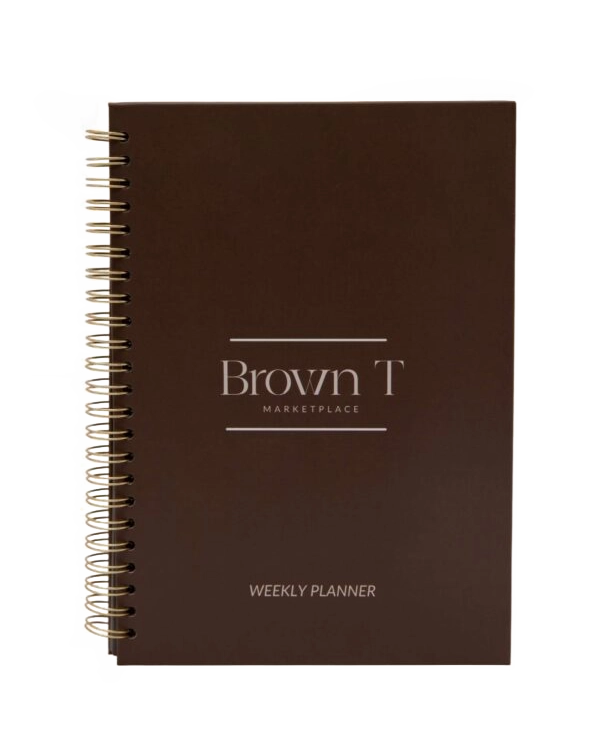 Weekly planner Brown T A5