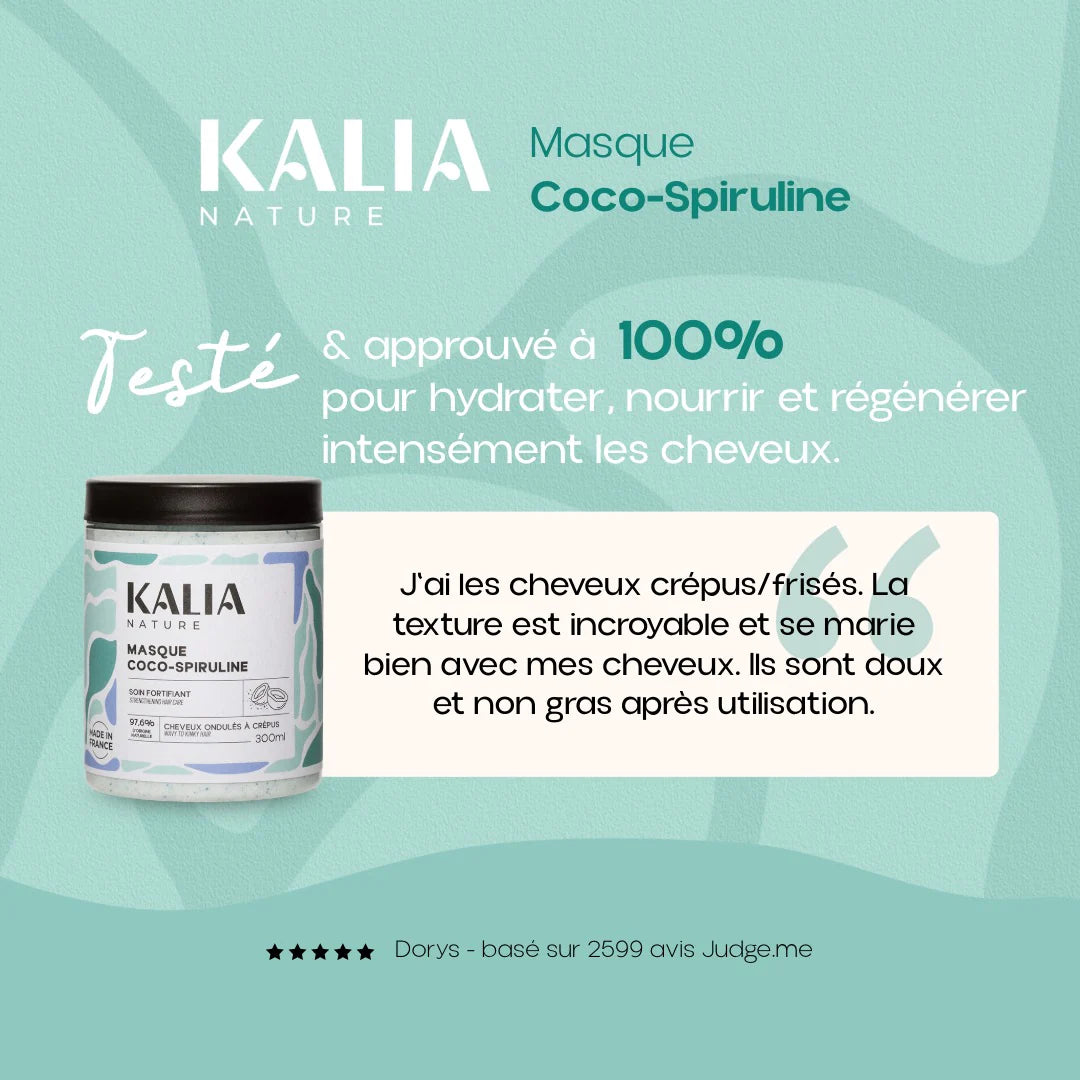 Masque capillaire Coco Spiruline