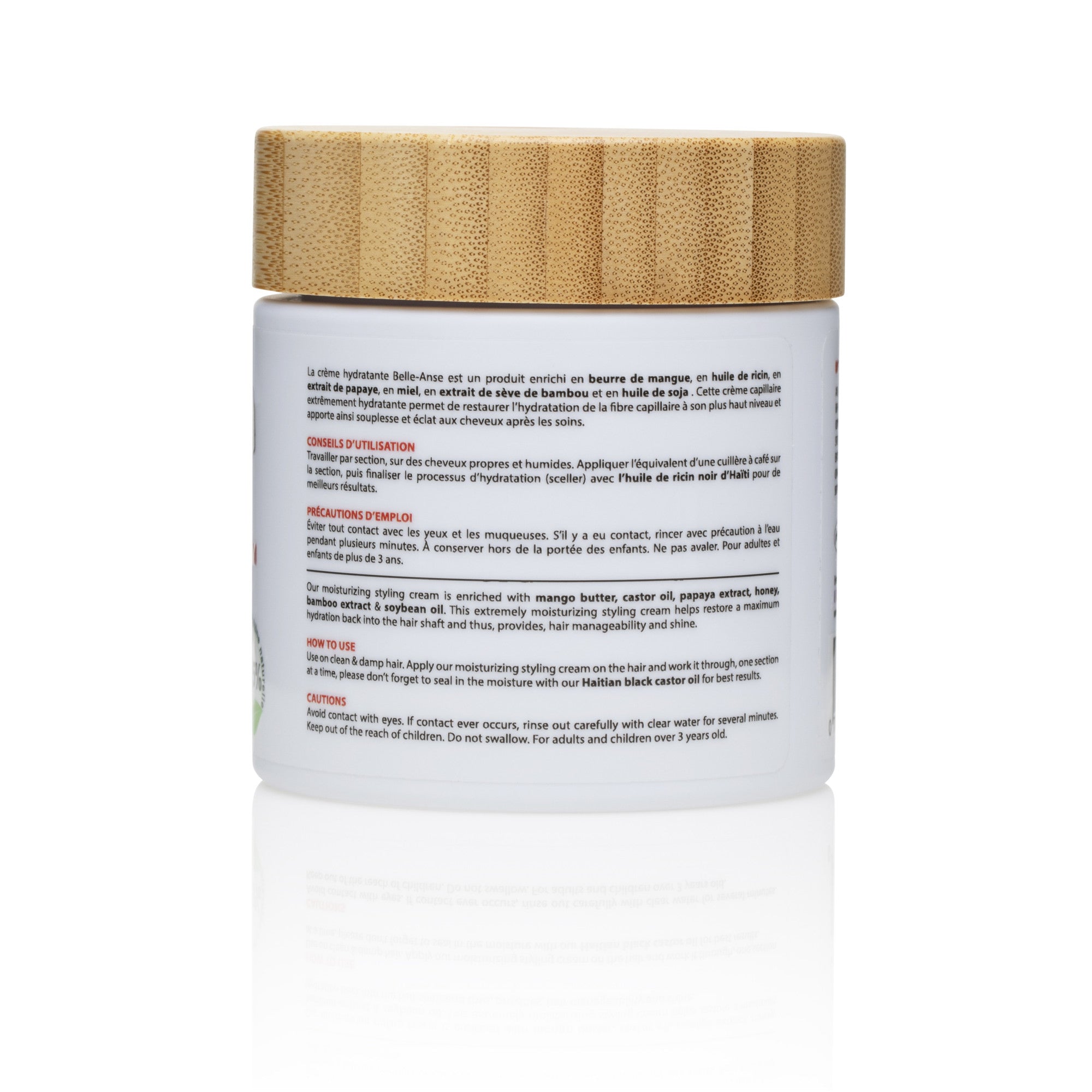Crème capillaire hydratante