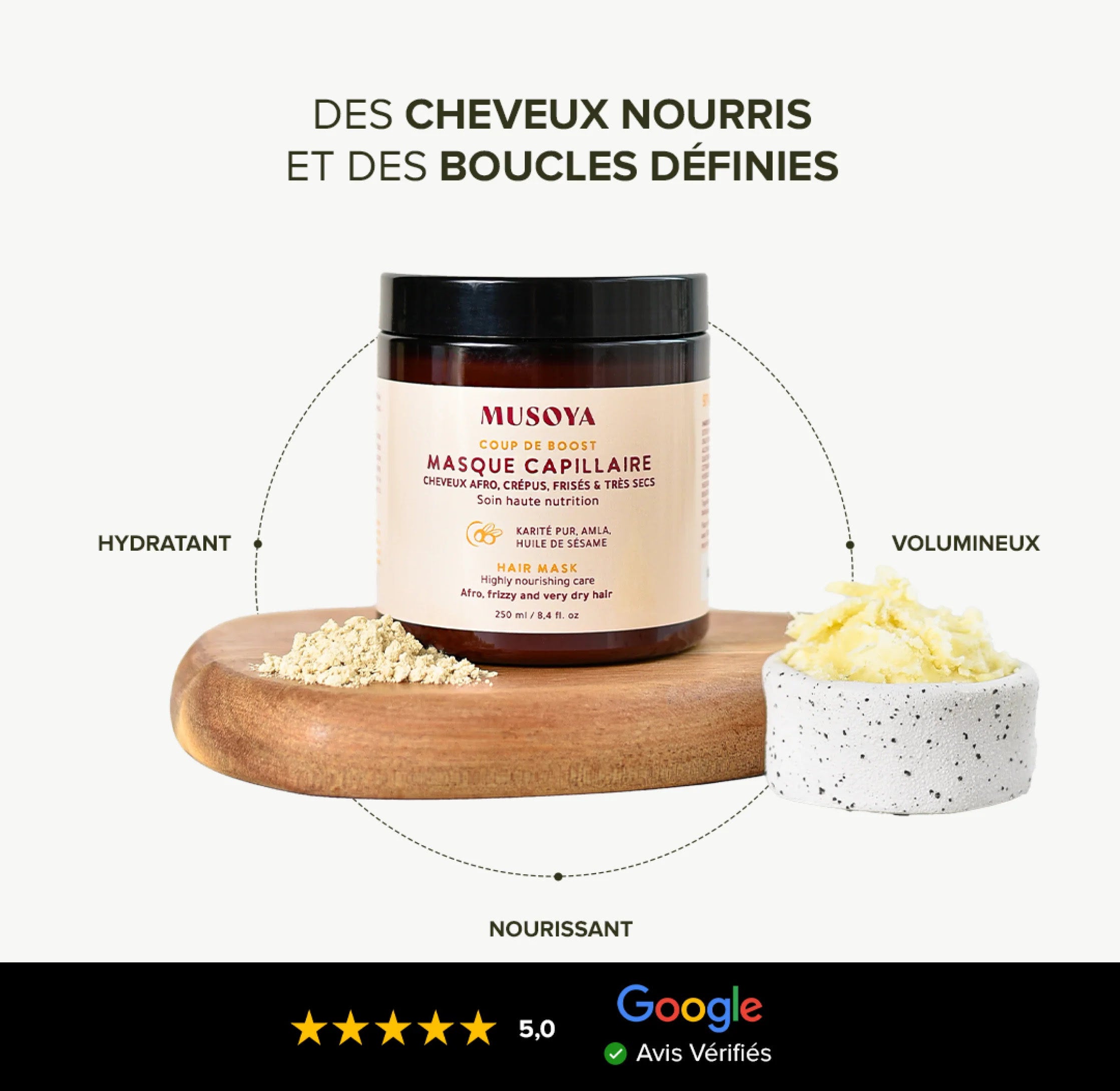 Masque capillaire nutrition intense