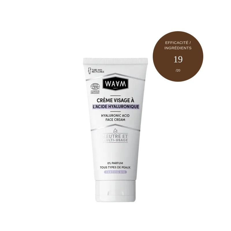 Crème visage à l’acide hyaluronique