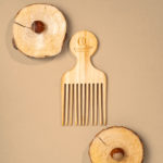 Peigne afro en bambou