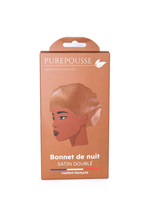 Bonnet en satin de nuit